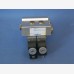 Festo pneumatic block for 2 valves 9982
